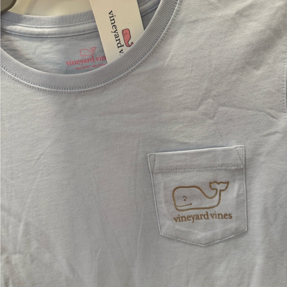 Vineyard Vines Blue Short Sleeve Tee Casual Comfort
